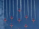 Haryana Air Show, hisar-state,Haryana Air Show,Surya Kiran Aerobatic Team,Hisar Airport,Naib Singh Saini,Indian Air Force,Air Show Rehearsal,Wing Commander Sahil Gandhi,Air Show Accident 2019,Maharaja Agrasen Airport,Haryana News,Haryana news"
