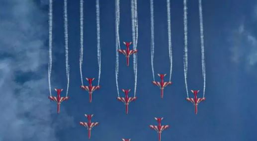 Haryana Air Show, hisar-state,Haryana Air Show,Surya Kiran Aerobatic Team,Hisar Airport,Naib Singh Saini,Indian Air Force,Air Show Rehearsal,Wing Commander Sahil Gandhi,Air Show Accident 2019,Maharaja Agrasen Airport,Haryana News,Haryana news"