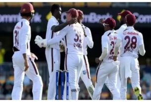 Test Series: Players wear black armbands in honour of late West Indies player Bernard Julien