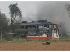 Rajasthan: Bus comes in contact with electric wires, 2 dead and 5 injured