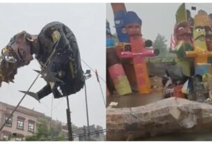 Rajasthan: Heavy rains in Jaipur destroy Ravana effigies, causing huge losses to artisans.