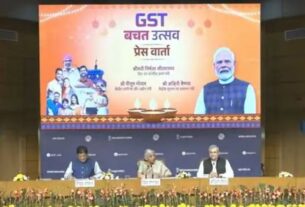GST Bachat Utsav, GST Bachat Utsav, Nirmala Sitharaman, Piyush Goyal, Ashwini Vaishnaw, GST reforms, Next Generation GST, tax relief, indirect tax system, reduced GST rates, stationery items, students, retailers, education support, affordable learning, essential materials, Modi government, 22 September, press conference, tax simplification, India economy,