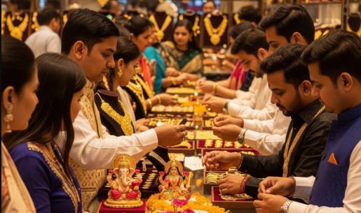 Gold Silver Rate Today, Dhanteras gold sales, Delhi jewelry market, Gold price surge, Silver price increase, Bullion demand, Investment in gold, Lightweight jewelry trends, Dhanteras 2024, Gold bar demand, Silver coin sales, New Delhi News, New Delhi Latest News, New Delhi News in Hindi, New Delhi Samachar