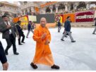 Uttar Pradesh: Ram Temple flag hoisting ceremony in Ayodhya, CM Yogi to review preparations