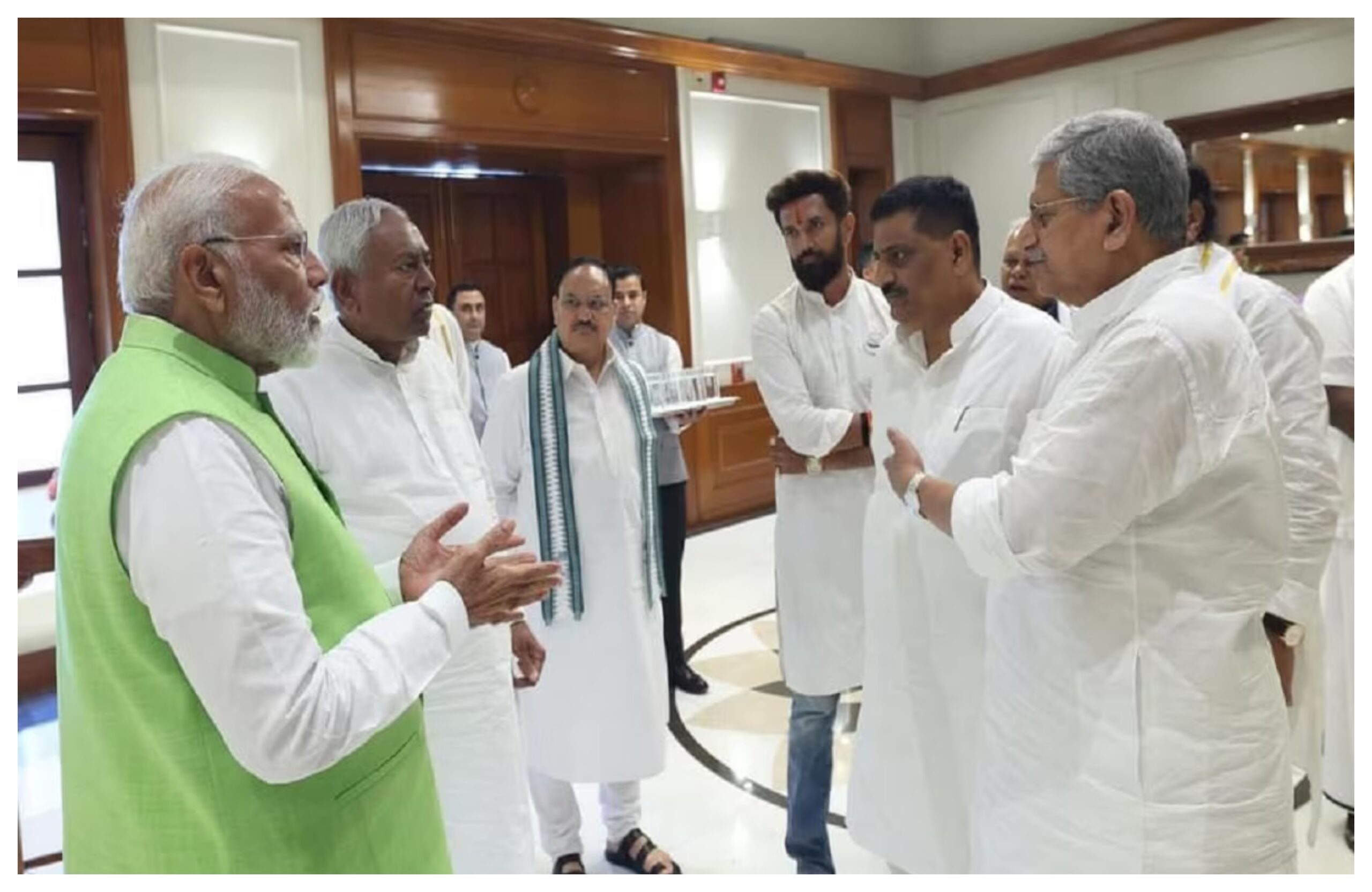 Bihar News: 'Bihar's victory' prevailed in the Union Cabinet, all the ministers congratulated PM Modi