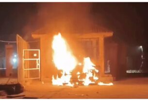 Madhya Pradesh: Fire in VIT campus in Sehore, students created ruckus over bad water and quality of food.