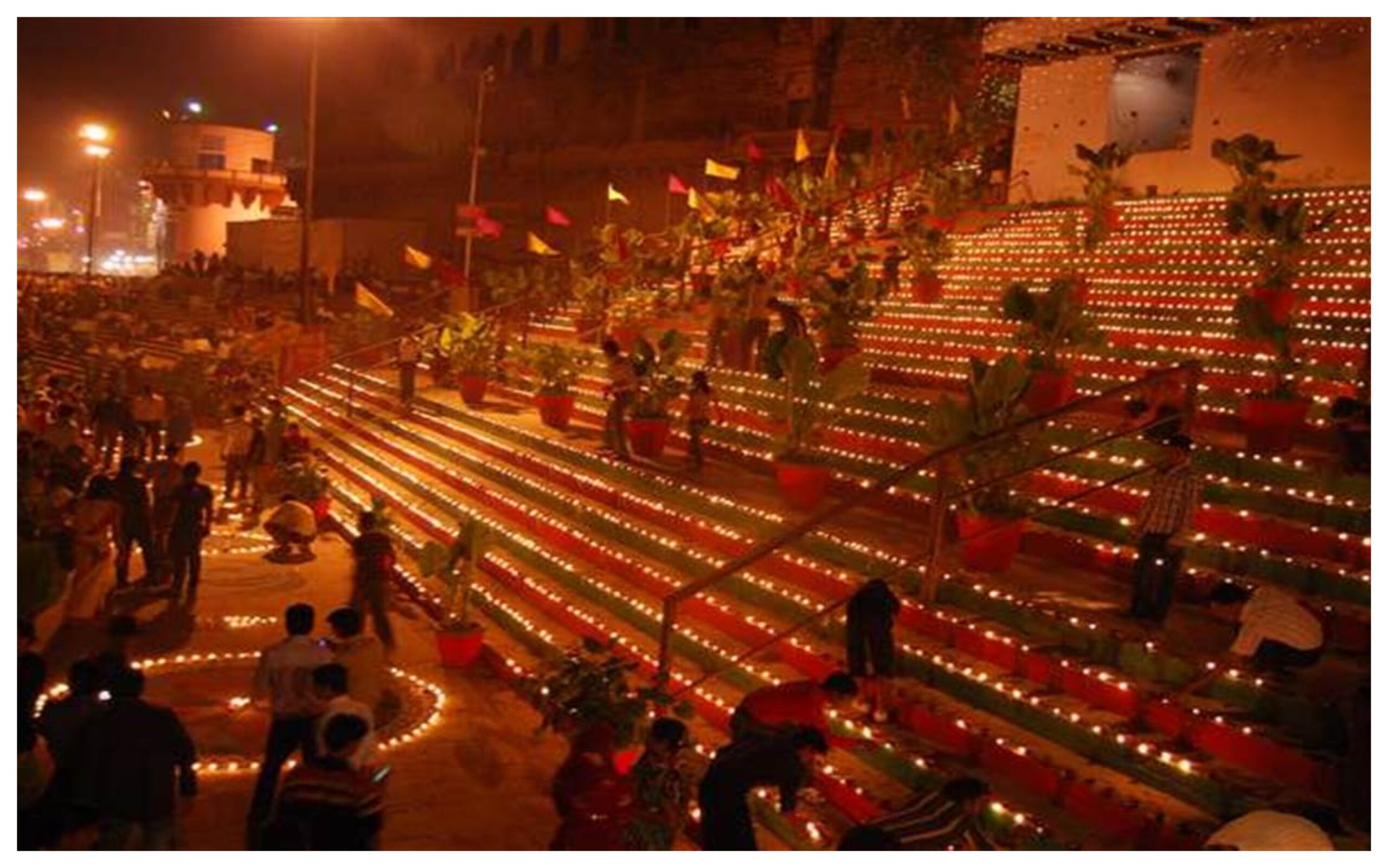 Uttar Pradesh: Millions of diyas will be lit on the Varanasi ghats on Dev Deepawali, and a laser show will be shown at Chet Singh Ghat.