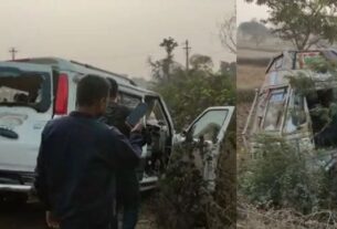 Chhattisgarh road accident, Janjgir-Champa accident, truck SUV collision, fatal road accident, road accident fatalities, Chhattisgarh news, Janjgir-Champa news, India road accidents, Raipur News, Raipur Latest News, Raipur News in Hindi, Raipur Samachar"