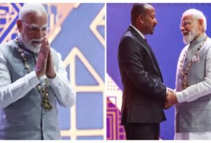 PM Modi: PM Modi receives Ethiopia's highest honour, becoming the first global leader to receive 'The Great Honour Nishan of Ethiopia'.