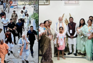 Uttar Pradesh: PM Modi's simplicity... Reached the new UP BJP president's house through narrow streets