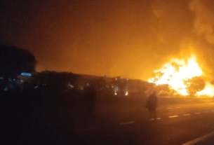 Uttar Pradesh: Several vehicles collided on Yamuna Expressway in Mathura, killing 13 and injuring 35.