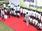 Chhattisgarh: 34 Naxalites surrender in Bijapur, 26 of them had a bounty of Rs 84 lakh announced on them.
