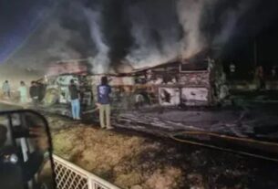 Karnataka Bus Accident, Bengaluru,Bus Accident,Karnataka,karnataka bus fire tragedy, bengaluru bus fire, shivamogga bus fire, bus hadsa, accident today, karnataka bus accident, bus fire in chitradurga karnataka, bus catches fire, karnataka chitradurga bus hadsa, karnataka bus fire