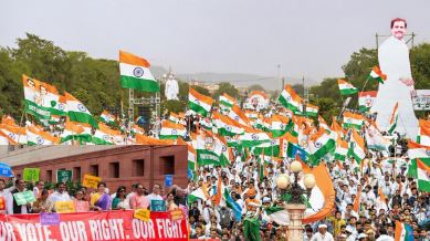 Congress Rally In Ramlila Maidan, Congress Rally In Ramlila Maidan, Vote Chori, Rahul Gandhi, Mallikarjun Kharge,