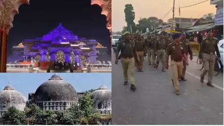 Babri Controversy, babri masjid demolition 6 december ayodhya alert, ​बाबरी मस्जिद विध्वंस 6 दिसंबर अयोध्या अलर्ट, ​बाबरी मस्जिद विध्वंस, ​बाबरी विध्वंस तारीख, babri masjid demolition date, ​बाबरी मस्जिद विध्वंस तारीख साल, Babri Masjid demolition date year, अयोध्या विवादित ढांचा विध्वंस, राम मंदिर
