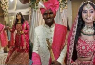 Rishabh Rajput wedding video , Sonali Choukse wedding video, Jabalpur wedding video, Jabalpur viral video, ऋषभ राजपूत, सोनाली चौकसे, Jabalpur news, mp news