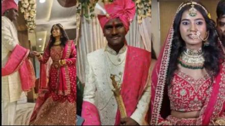 Rishabh Rajput wedding video , Sonali Choukse wedding video, Jabalpur wedding video, Jabalpur viral video, ऋषभ राजपूत, सोनाली चौकसे, Jabalpur news, mp news