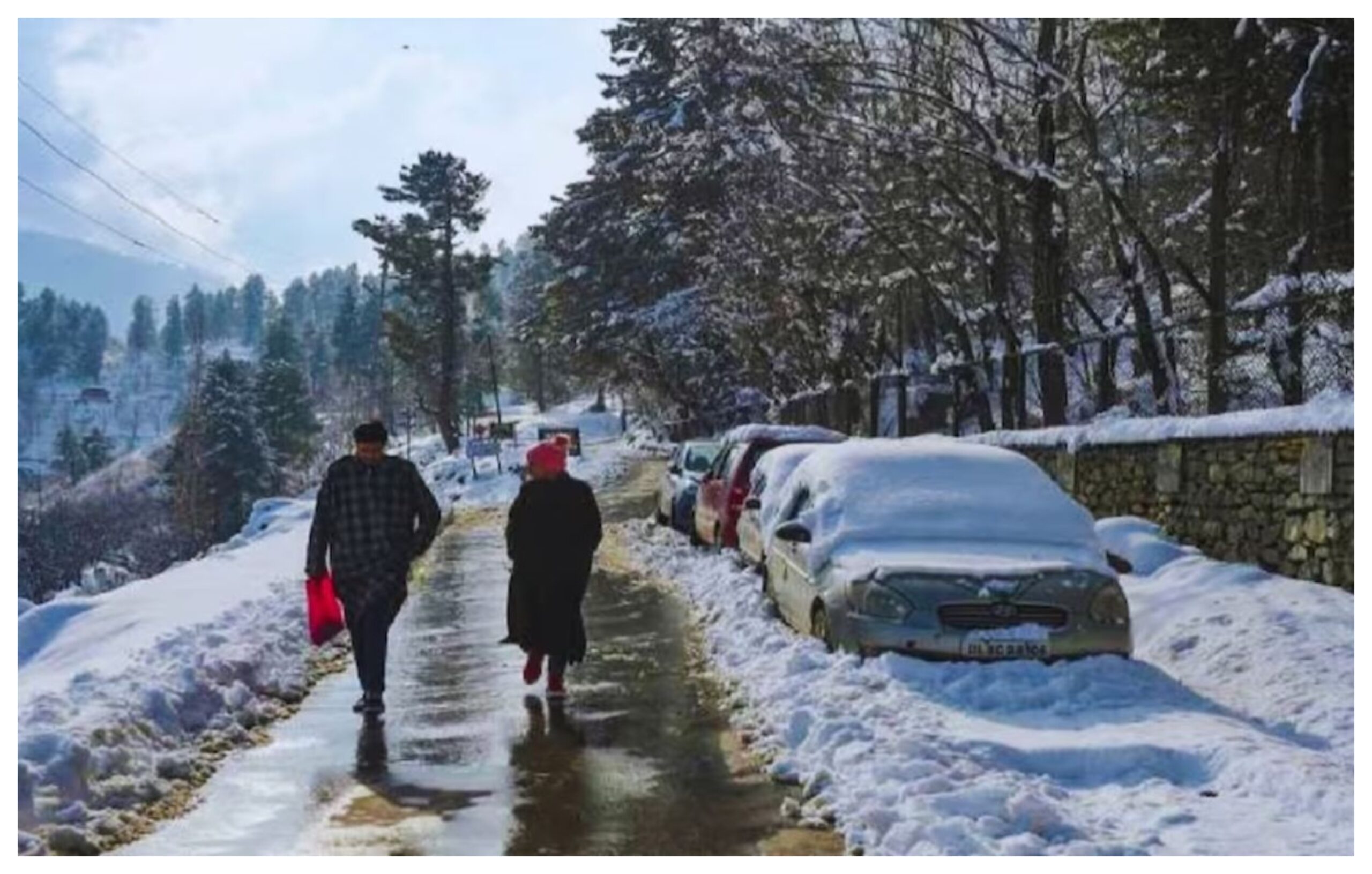 Weather Update: Changes in weather patterns in North India! Snowfall in the mountains, rain in the plains