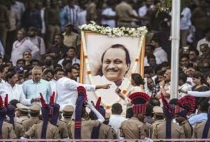 Ajit Pawar Last Rites, Ajit pawar last rites, ajit pawar plane crash, ajit pawar death, maharashtra deputy cm ajit pawar death, ajit pawar passed away, dy cm ajit pawar last rites, ajit pawar political career, ajit pawar family, ajit pawar death reason, ajit pawar rip, rip ajit pawar, ncp leader, India News in Hindi, Latest India News Updates