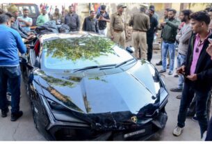 Uttar Pradesh: Kanpur Lamborghini case! Tobacco businessman arrested... havoc caused by a 10 crore car