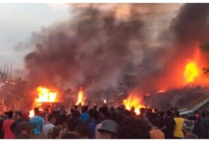 Manipur: Militants set fire to several houses, creating tension in Ukhrul