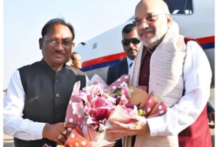 Chhattisgarh: Amit Shah reaches Raipur, will chair review meeting on Naxalism