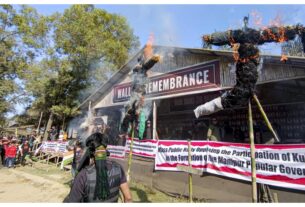 Manipur: After two days of protests, normalcy is slowly returning in Churachandpur.