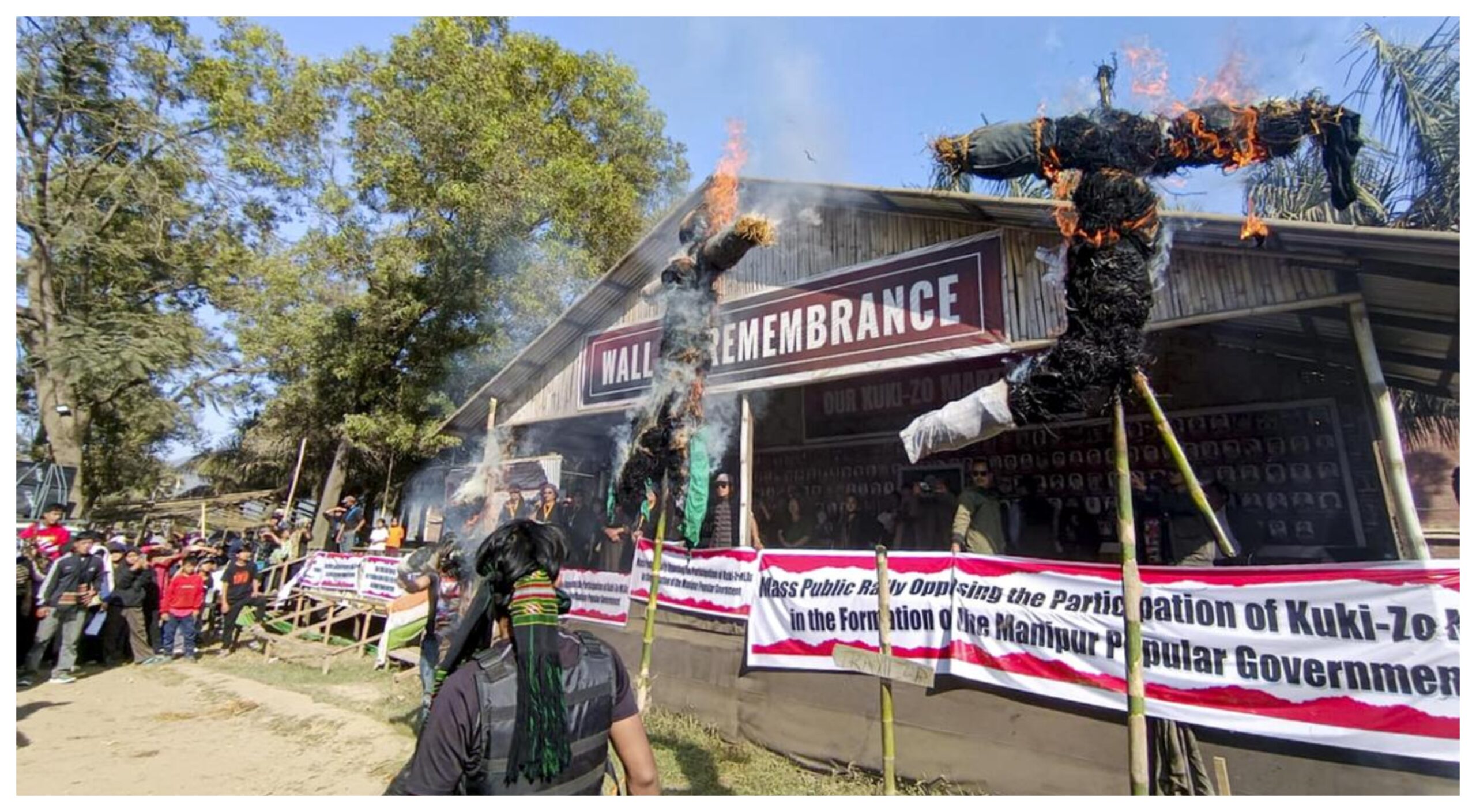 Manipur: After two days of protests, normalcy is slowly returning in Churachandpur.