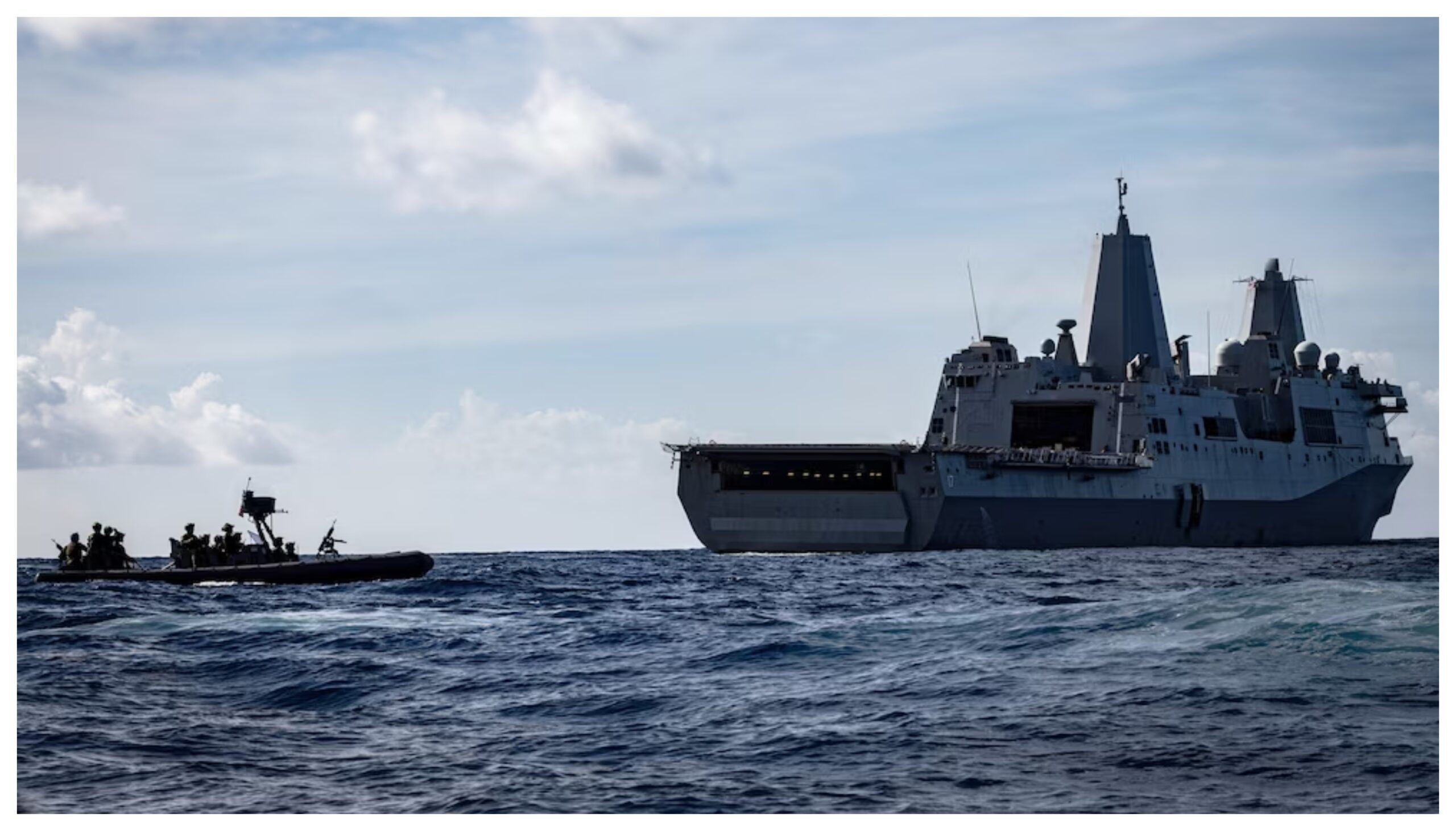 America: Action by the U.S.! Attack on a drug trafficking boat in the Caribbean Sea... 3 dead