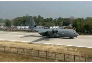 Assam: PM Modi's plane landed at Northeast's first emergency landing site in Assam