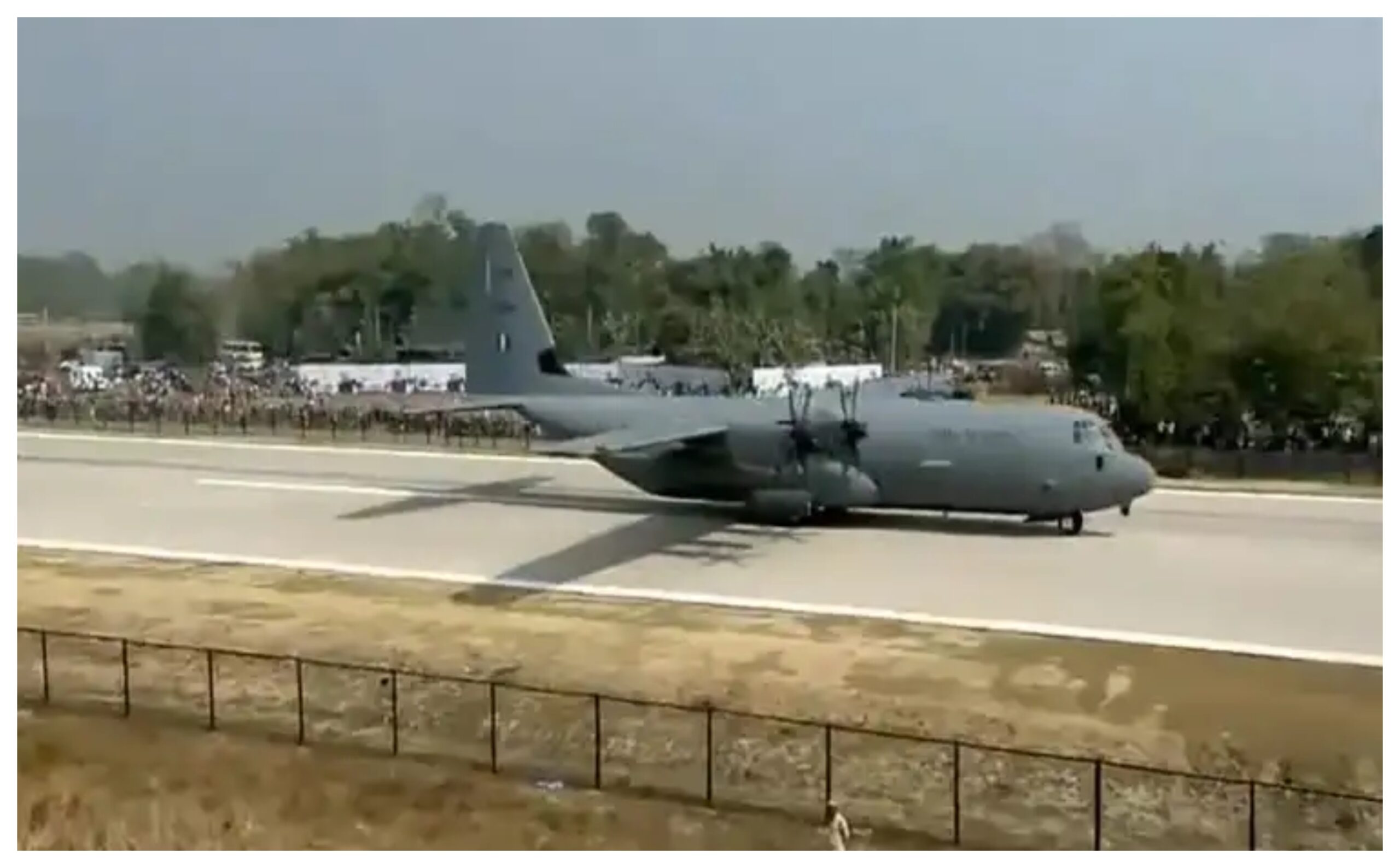 Assam: PM Modi's plane landed at Northeast's first emergency landing site in Assam