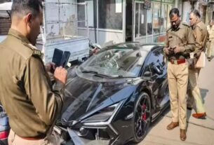 Lamborghini Accident