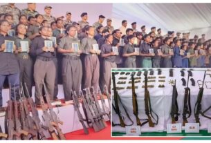 Chhattisgarh: In Chhattisgarh, 108 Naxalites with a reward of 3.95 crore rupees surrendered