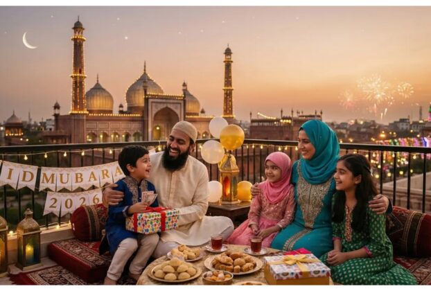 Eid Ul Fitr 2026: Eid-ul-Fitr greetings! An atmosphere of happiness across the country... The Jama Masjid also saw festivity