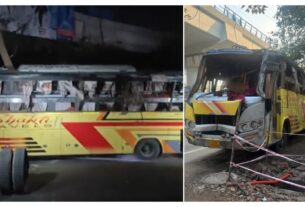 Delhi News: Bus overturned near Jhandewalan Temple... 2 people dead, many injured