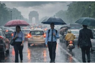 Delhi News: Rain in some areas of Delhi, 'Yellow' alert issued for the next few hours