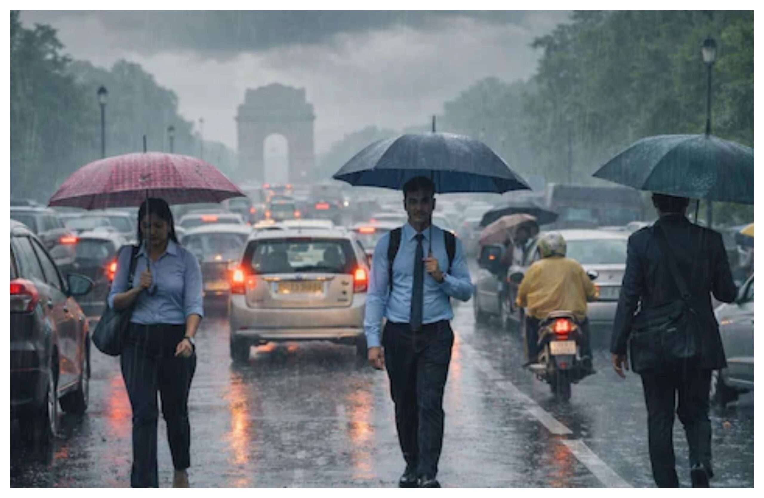 Delhi News: Rain in some areas of Delhi, 'Yellow' alert issued for the next few hours