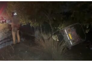 Uttar Pradesh: Three young men riding a motorcycle died after being hit by a pickup vehicle in Bahraich