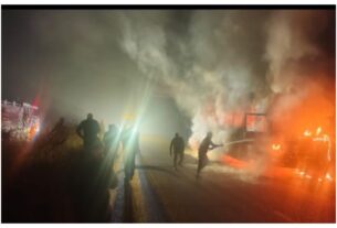 Andhra Pradesh: Fire broke out in the bus, Odisha MLA Mangu Khila narrowly escaped...