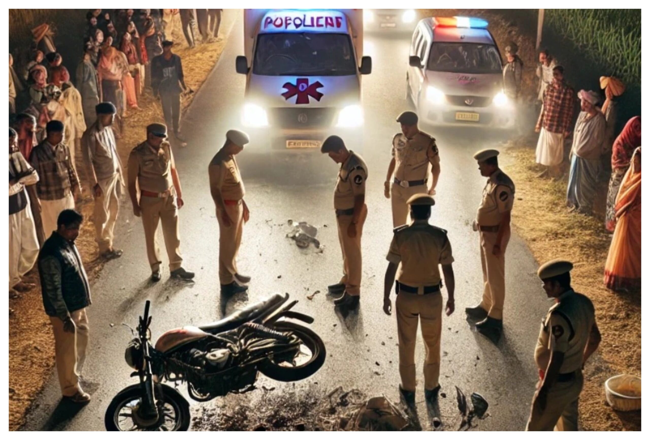 Mahendragarh Accident: Tragic road accident! Unknown vehicle hits bike rider, young man dies.
