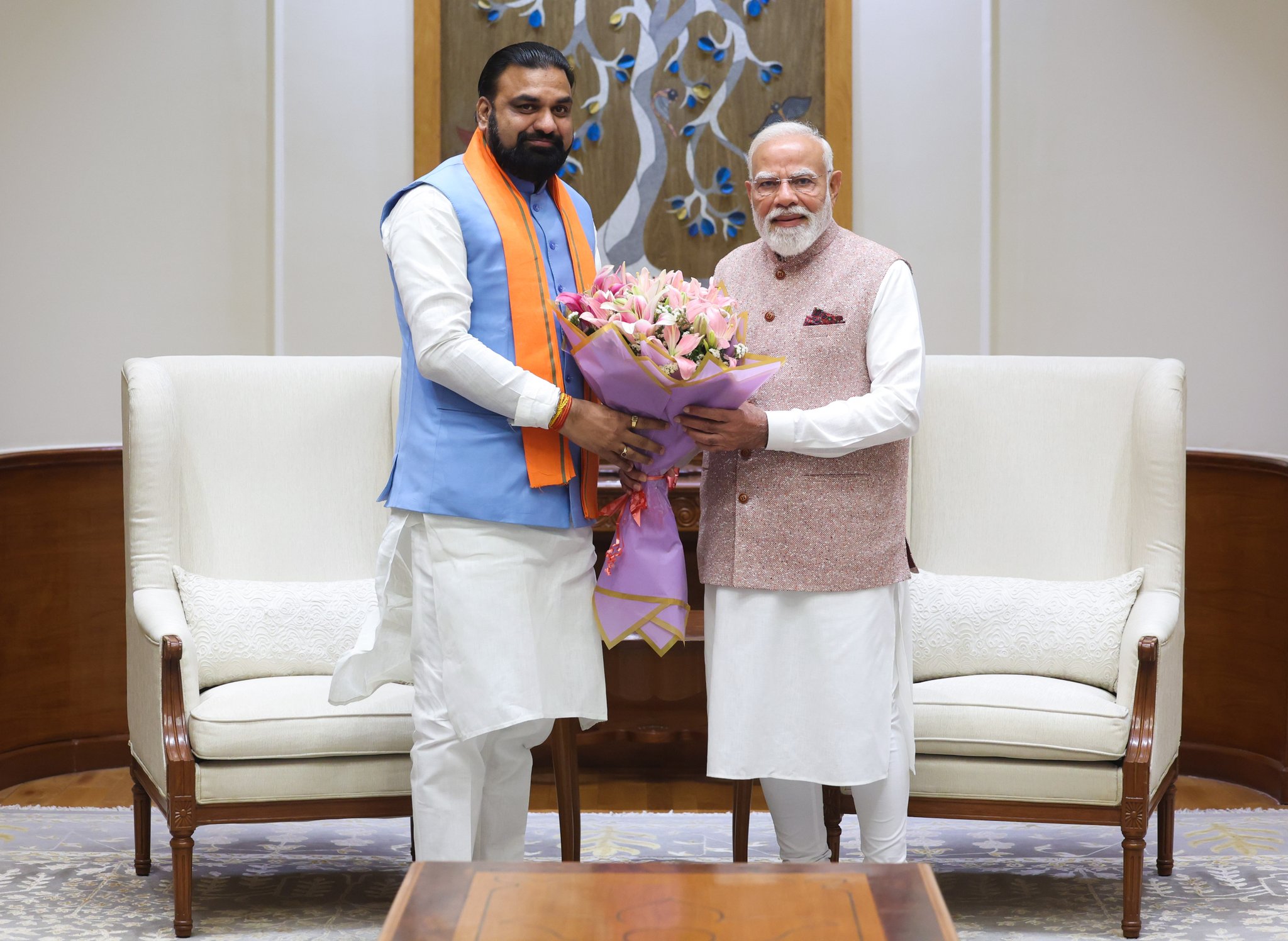 Delhi News: Bihar CM Samrat Chaudhary meets PM Modi on his first visit to Delhi after swearing-in