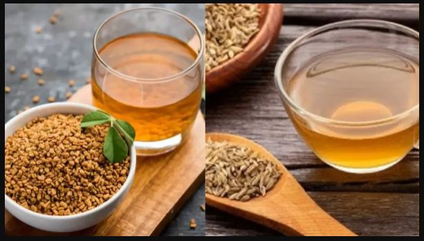 Benefits of Cumin Water, cumin water vs fenugreek water, cumin water or fenugreek seed water, which is better cumin water or fenugreek water, benefits of cumin water, benefits of fenugreek seed water, cumin water for weight loss, fenugreek water for diabetes, cumin water for digestion, fenugreek water for belly fat, healthy morning drinks, jeera water vs methi water, best detox drink in morning, cumin seed water benefits, fenugreek soaked water benefits, natural drinks fo