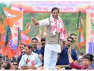 Assam Result: Celebrations before the results... Jalebis being distributed at the Assam BJP office, followed by a feast of dal fry and paneer in the afternoon.