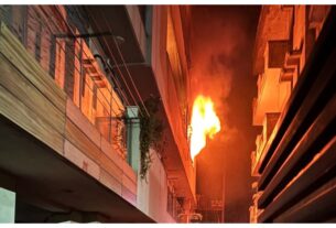 Odisha: Three people died in a fire at a residential building in Bhubaneswar.