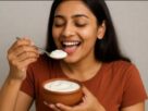 Yogurt Benefits, Yogurt benefits, Dahi in summer, Digestive health food, Summer hydration diet, Benefits of eating dahi in summer, Best time to consume yogurt, How to eat dahi for digestion, Yogurt precautions cold cough, curd benefits in summer, dahi for digestion, summer hydration foods, cooling foods to beat summer heat, best time to eat curd, curd for bone health and energy, avoiding curd at night for cold, healthy summer diet tips