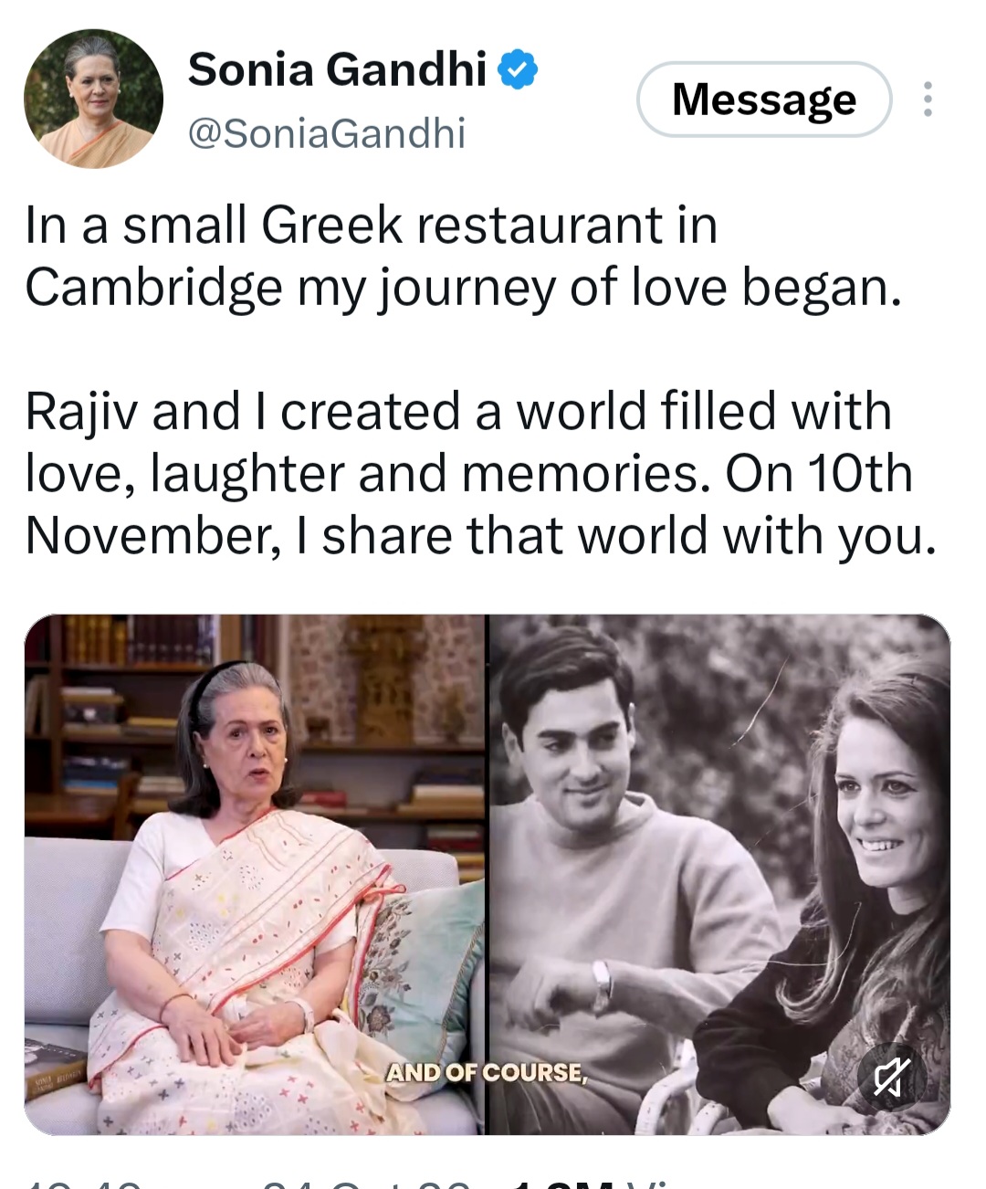 Sonia Gandhi Book Launch